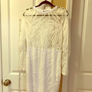 White dress some sheer.